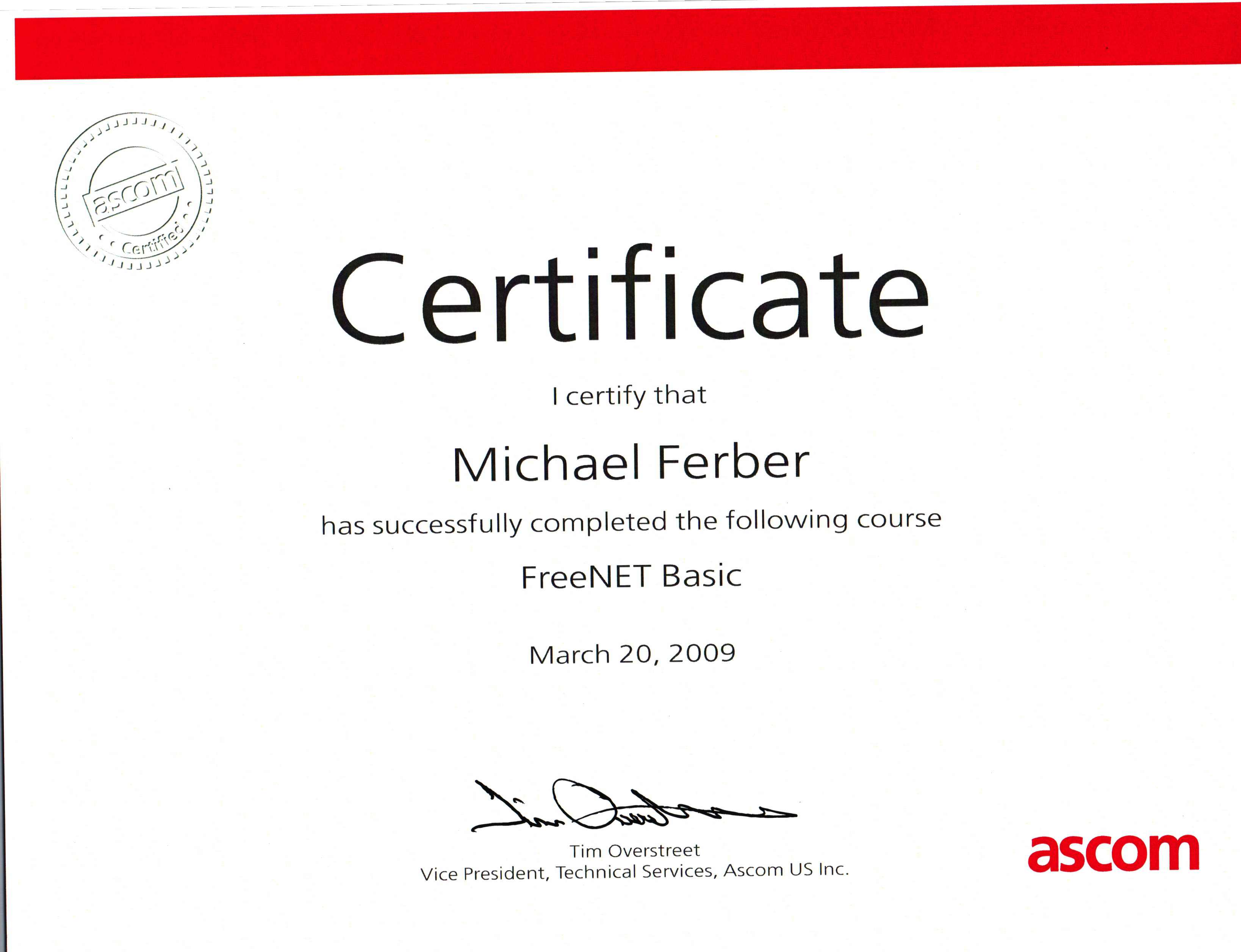 2009 03 20 Ascom FreeNET Basic